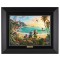 Kinkade Disney Canvas Classics: Lilo & Stitch (Classic Black Frame)