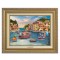 Kinkade Disney Canvas Classics: Mickey and Minnie in Italy (Classic Antique Gold Frame)