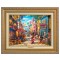 Kinkade Disney Canvas Classics: Mickey and Minnie in Mexico (Classic Antique Gold Frame)