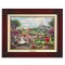 Kinkade Disney Brushworks: Cinderella Happily Ever After (Classic Brandy Frame)