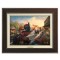 Kinkade Canvas Classics: Harry Potter Hogwarts Express (Classic Espresso Frame)