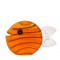 Borowski Snippy Tall, Fish, Orange (24-16-21)