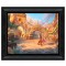 Thomas Kinkade Brushstroke Vignette: Rapunzel Dancing in the Sunlit Courtyard