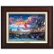 Kinkade Disney Canvas Classics: Hercules (Classic Burl Frame)