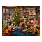 Kinkade 24" x 30" Gallery Wrapped Canvas: Disney Mickey and Minnie Trimming the Tree