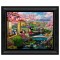 Thomas Kinkade Brushstroke Vignette: Mickey and Minnie in Japan