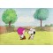 3) PEANUTS Original Production Art: "Baseball Summer 2025" An original production cel set-up with 3 animator's original production drawings (IST-024I03)