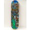 Skateboard Deck: Lady Liberty in NYC by Charles Fazzino